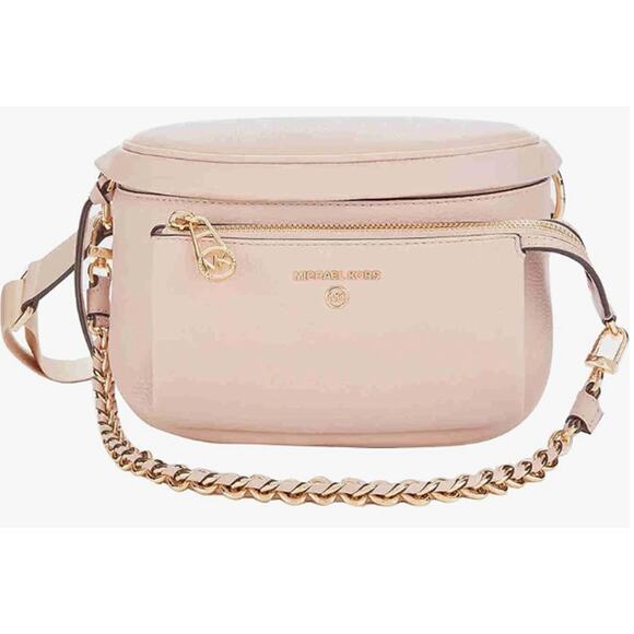 Michael Kors Slater Extra Small Sling Pack Messenger Smokey Rose Belt Bag - Picture 1 of 6